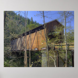 OR, Jackson Landkreis, McKee Covered Bridge Poster