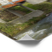 OR, Jackson Landkreis, McKee Covered Bridge Poster (Ecke)