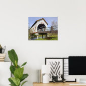 OR, Jackson Landkreis, McKee Covered Bridge Poster (Heimbüro)