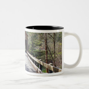 OR, Jackson Landkreis, McKee Covered Bridge Zweifarbige Tasse