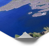 OR, Krater Lake NP, Wizard Island und Krater Poster (Ecke)