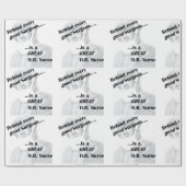 OR Nurse Geschenkpapier (Flach)