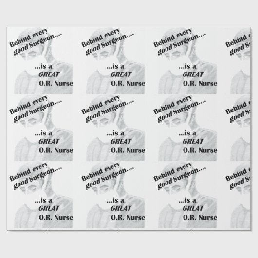OR Nurse Geschenkpapier (Flach)