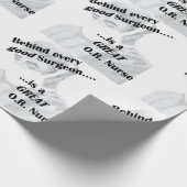 OR Nurse Geschenkpapier (Ecke)