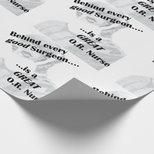 OR Nurse Geschenkpapier (Ecke)