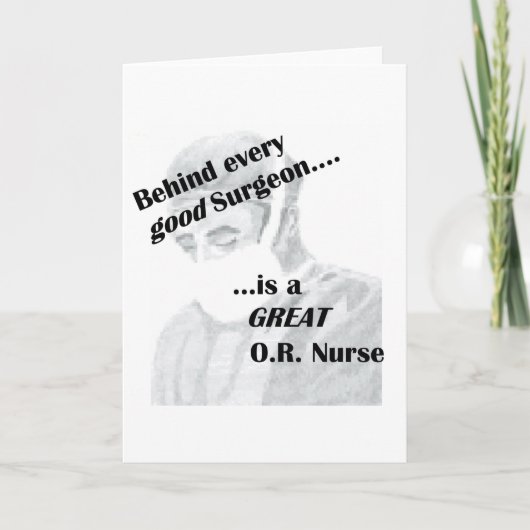OR Nurse Karte (Vorderseite)