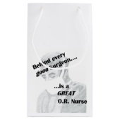 OR Nurse Kleine Geschenktüte (Rückseite)