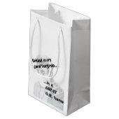 OR Nurse Kleine Geschenktüte (Rückseite Schrägansicht)