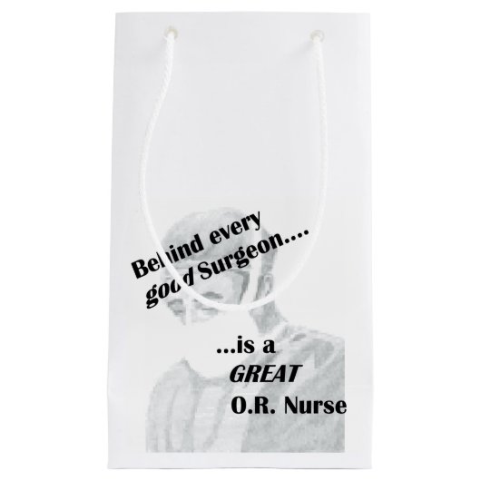OR Nurse Kleine Geschenktüte (Vorderseite)