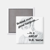 OR Nurse Magnet (Vorderseite/Rückseite)
