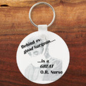 OR Nurse Schlüsselanhänger (Vorderseite)