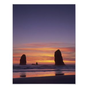 OR, Oregon Coast, Cannon Beach, Küsten bei 2 Fotodruck