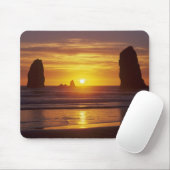 OR, Oregon Coast, Cannon Beach, Küsten bei 2 Mousepad (Mit Mouse)