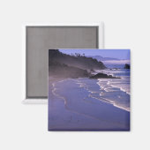 OR, Oregon Coast, Ecola SP, Indian Beach mit Magnet (Vorderseite/Rückseite)