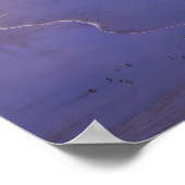 OR, Oregon Coast, Ecola SP, Indian Beach mit Poster (Ecke)