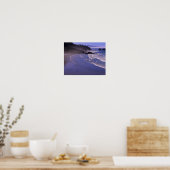 OR, Oregon Coast, Ecola SP, Indian Beach mit Poster (Küche)