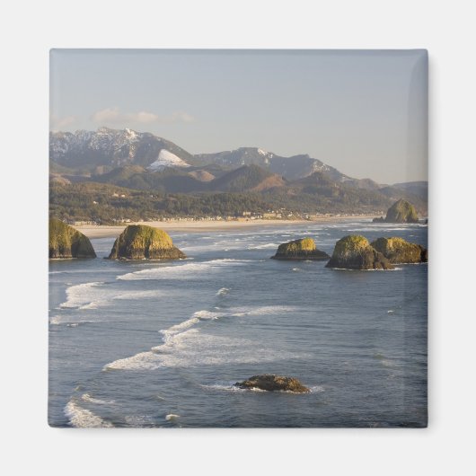 OR, Oregon Coast, Ecola Staat Park, Ansicht 2 Magnet (Vorne)