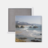 OR, Oregon Coast, Ecola Staat Park, Aussicht Magnet (Vorderseite/Rückseite)