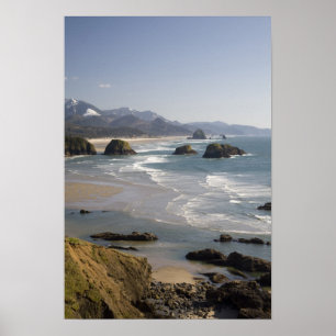 OR, Oregon Coast, Ecola Staat Park, Aussicht Poster