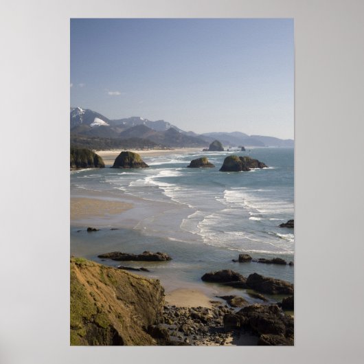 OR, Oregon Coast, Ecola Staat Park, Aussicht Poster (Vorne)