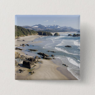 OR, Oregon Coast, Ecola Staat Park, Crescent 2 Button