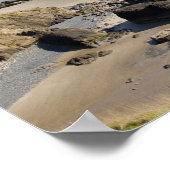 OR, Oregon Coast, Ecola Staat Park, Crescent 2 Poster (Ecke)