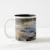 OR, Oregon Coast, Ecola Staat Park, Crescent 2 Zweifarbige Tasse (Links)