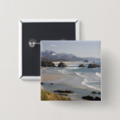 OR, Oregon Coast, Ecola Staat Park, Crescent Button (Vorne & Hinten)
