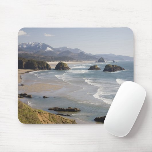 OR, Oregon Coast, Ecola Staat Park, Crescent Mousepad (Mit Mouse)