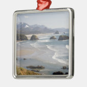 OR, Oregon Coast, Ecola Staat Park, Crescent Silbernes Ornament (Links)