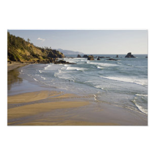 OR, Oregon Coast, Ecola Staat Park, Indian Fotodruck