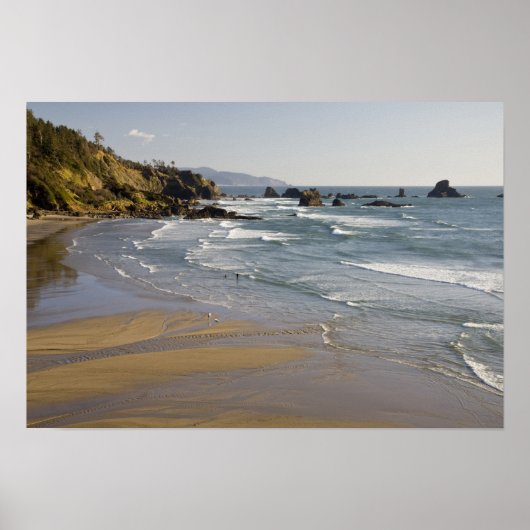 OR, Oregon Coast, Ecola Staat Park, Indian Poster (Vorne)