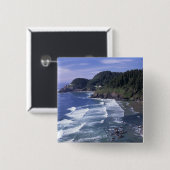 OR, Oregon Coast, Heceta Head Lighthouse, on Button (Vorne & Hinten)