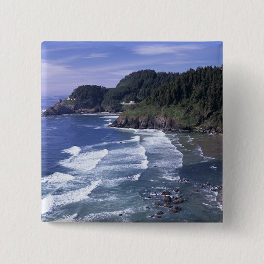 OR, Oregon Coast, Heceta Head Lighthouse, on Button (Vorderseite)