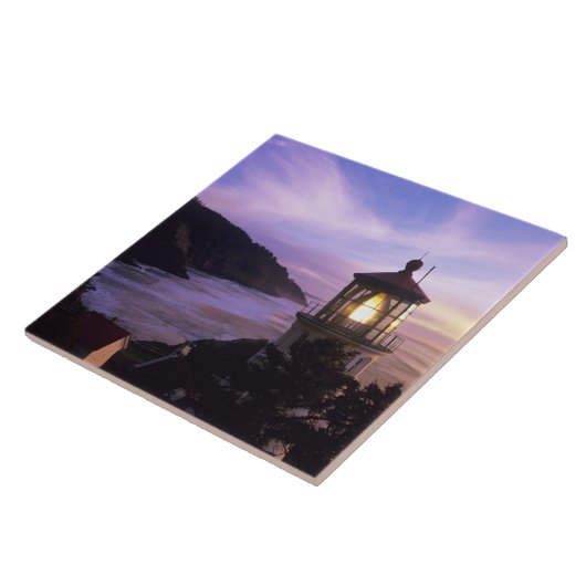 OR, Oregon Coast, Heceta Head Lighthouse, on Fliese (Seite)