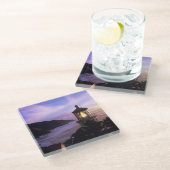 OR, Oregon Coast, Heceta Head Lighthouse on Glasuntersetzer (Schrägansicht)