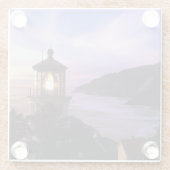 OR, Oregon Coast, Heceta Head Lighthouse on Glasuntersetzer (Rückseite)