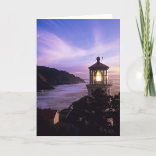 OR, Oregon Coast, Heceta Head Lighthouse, on Karte
