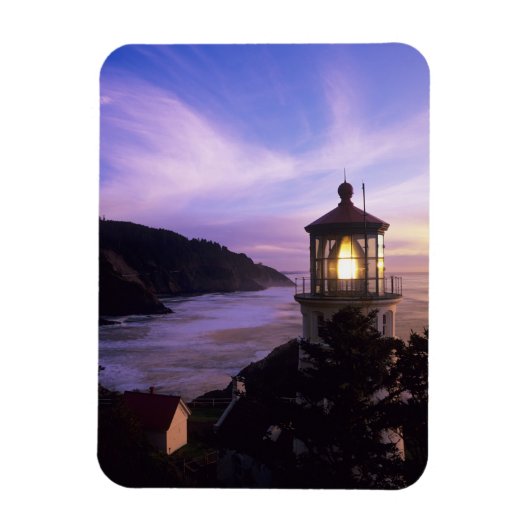 OR, Oregon Coast, Heceta Head Lighthouse on Magnet (Vertikal)