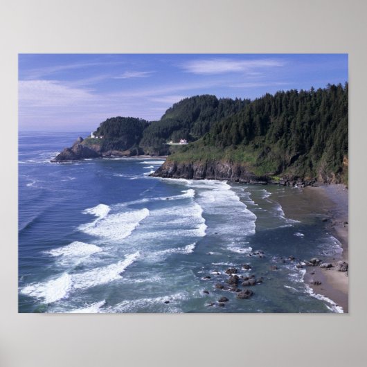 OR, Oregon Coast, Heceta Head Lighthouse, on Poster (Vorne)