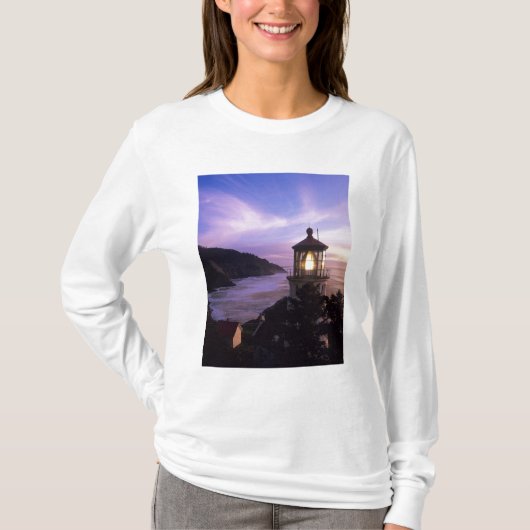 OR, Oregon Coast, Heceta Head Lighthouse, on T-Shirt (Vorderseite)
