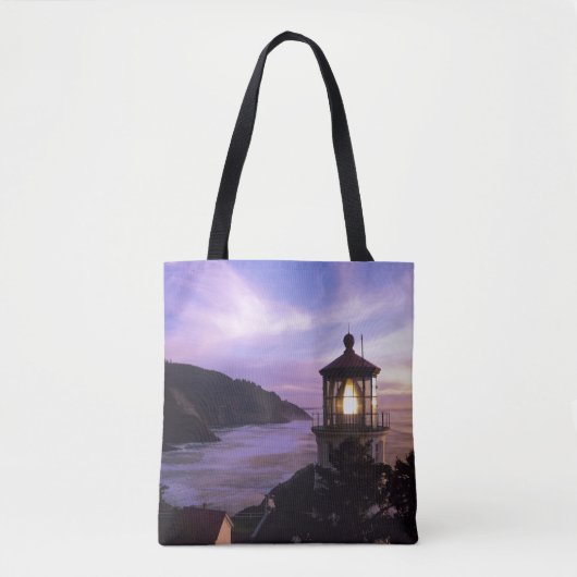 OR, Oregon Coast, Heceta Head Lighthouse on Tasche (Vorderseite)