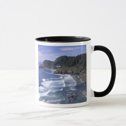 OR, Oregon Coast, Heceta Head Lighthouse, on Tasse (Rechts)