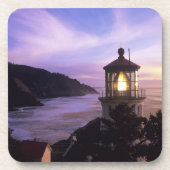 OR, Oregon Coast, Heceta Head Lighthouse, on Untersetzer (Vorderseite)