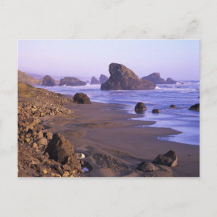 OR, Oregon Coast, Myers Creek, Felsformationen Postkarte