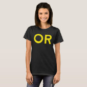 OR Oregon Drei-teilige Combo-Oregonische Flagge Te T-Shirt (Vorne ganz)