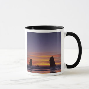 OR, Oregon-Küste, Cannon Beach, Meeresstapel bei Tasse
