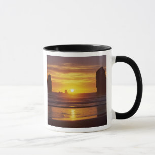 OR, Oregon-Küste, Cannon Beach, Meeresstapel um 2 Tasse