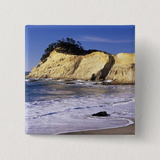 OR, Oregon-Küste, Cape Kiwanda SP, Kap 2 Button (Vorderseite)