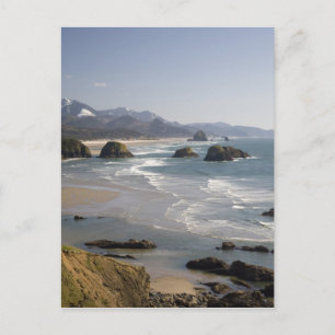 OR, Oregon-Küste, Ecola State Park, Blick auf Postkarte